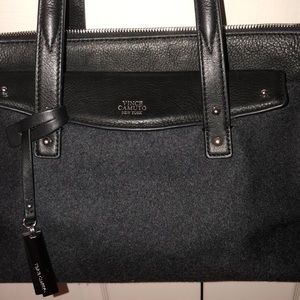 Vince Camuto Black Leather Bag